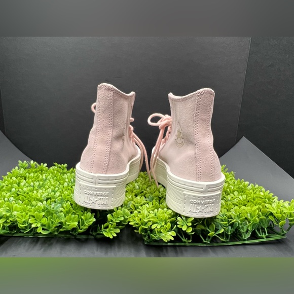 Converse Chuck Taylor All Star Modern Lift "Suede/Pink Sage" Women's  size 5.5 - Picture 5 of 10